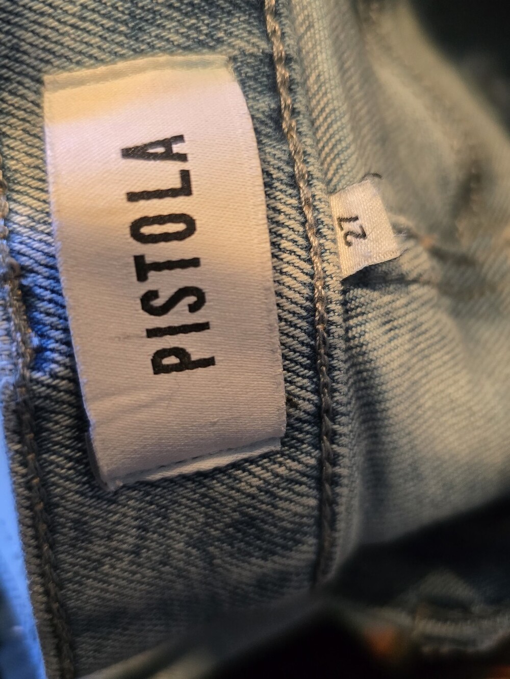 Pistola Lana Crop Wide Leg Jeans in Snowcat wash Size 27 - Picture 10 of 10